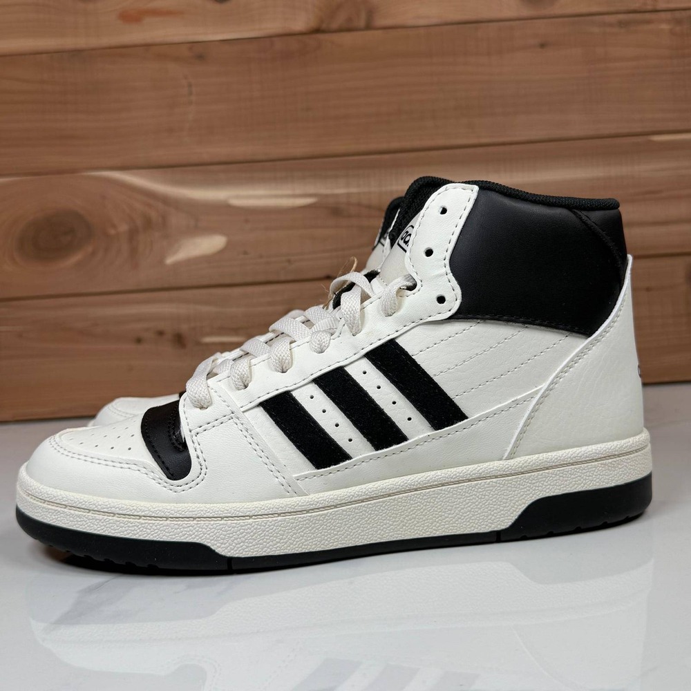Adidas Break Start Mid W Womens White Black Basketball Shoes IH7880 Size 7 NEW - Picture 3 of 12